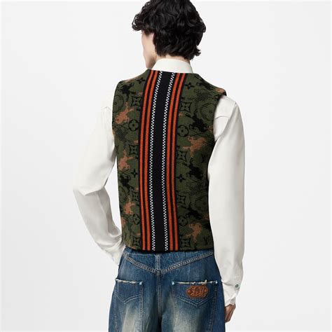 louis vuitton waistcoat|Jacquard Double Face Wool Blanket Waistcoat .